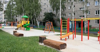 Благоустройство детской площадки во дворе от 1943 руб. в Новоалтайске