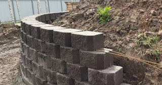 Установка подпорной стенки в Новоалтайске в октябре